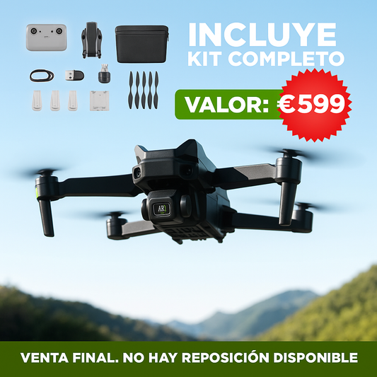 DRON 4K + CÁMARA